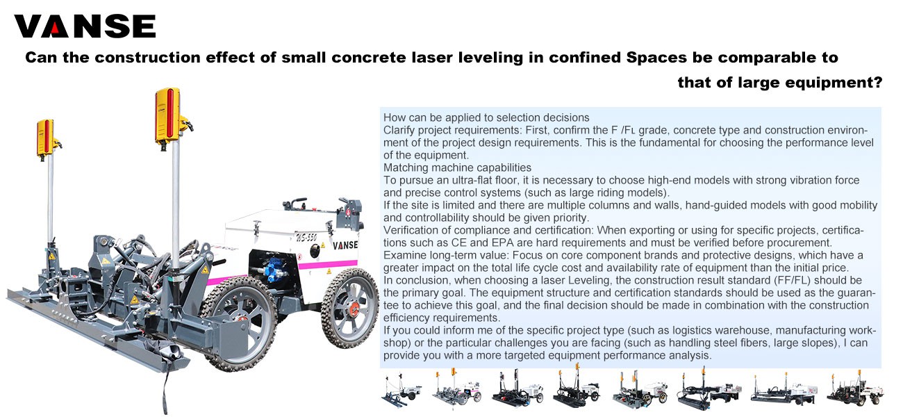 Concrete Laser Leveling Machine Performance & Quality Standards Concrete Laser Leveling Machine Performance & Quality Standards
