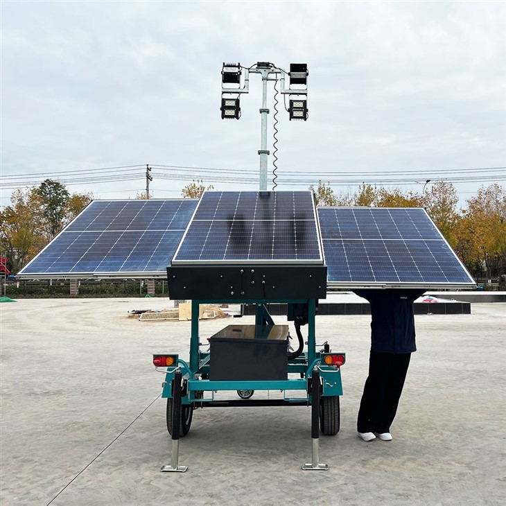 light tower solar telescopic