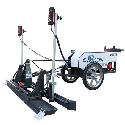 VANSE WS25-2 3.3KW motor de gasolina 2,5 M ancho de regla máquina de nivelación láser de hormigón para hormigón