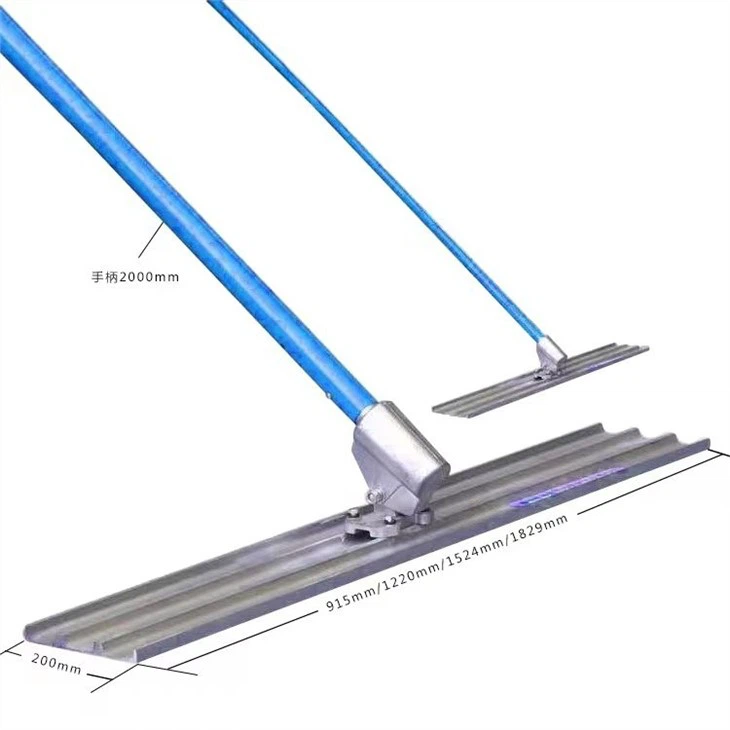 Vanse Manual Putty And Scraper Concrete Durable Square End Concrete Leveling Magnesium Bull Float
